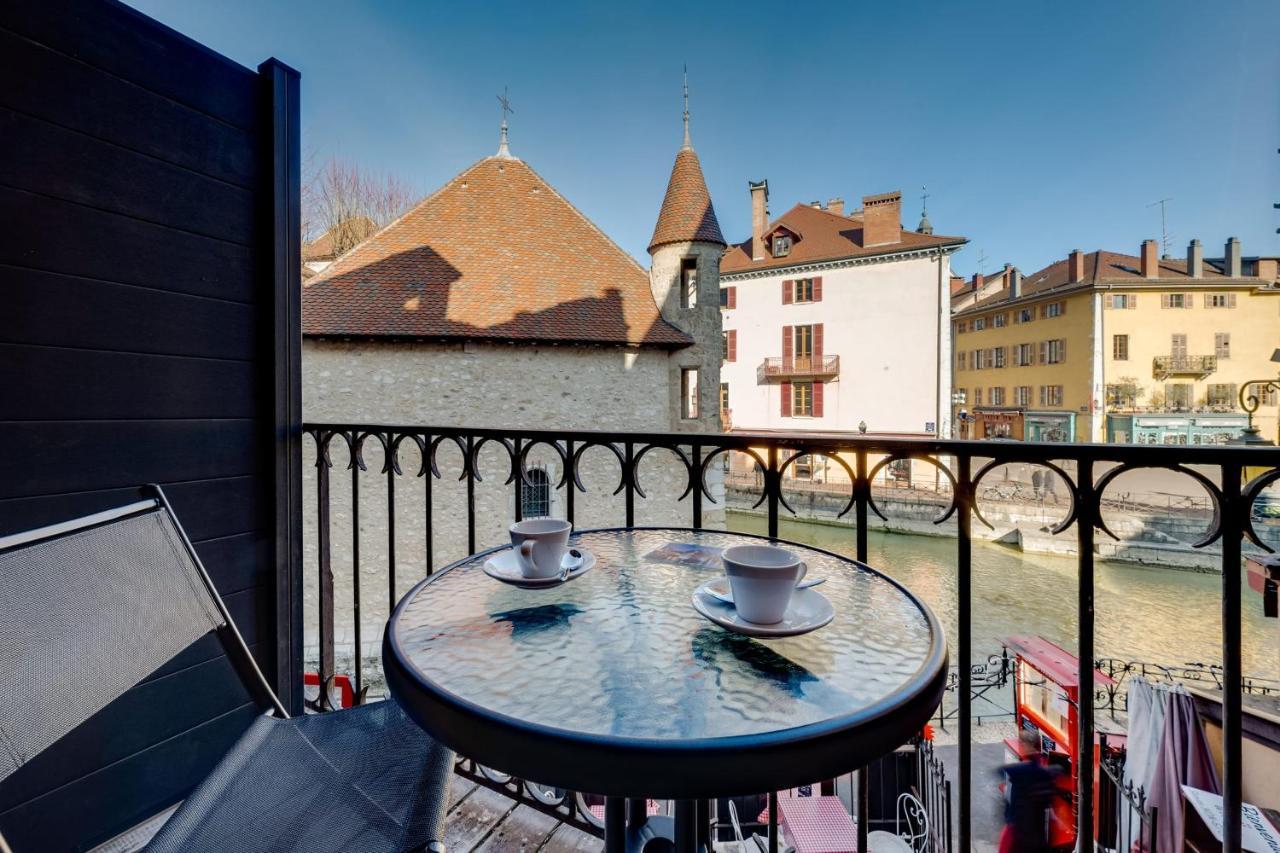 Le Balcon Perriere I - Charming Apartment With Direct View Of The Thiou Annecy Eksteriør billede